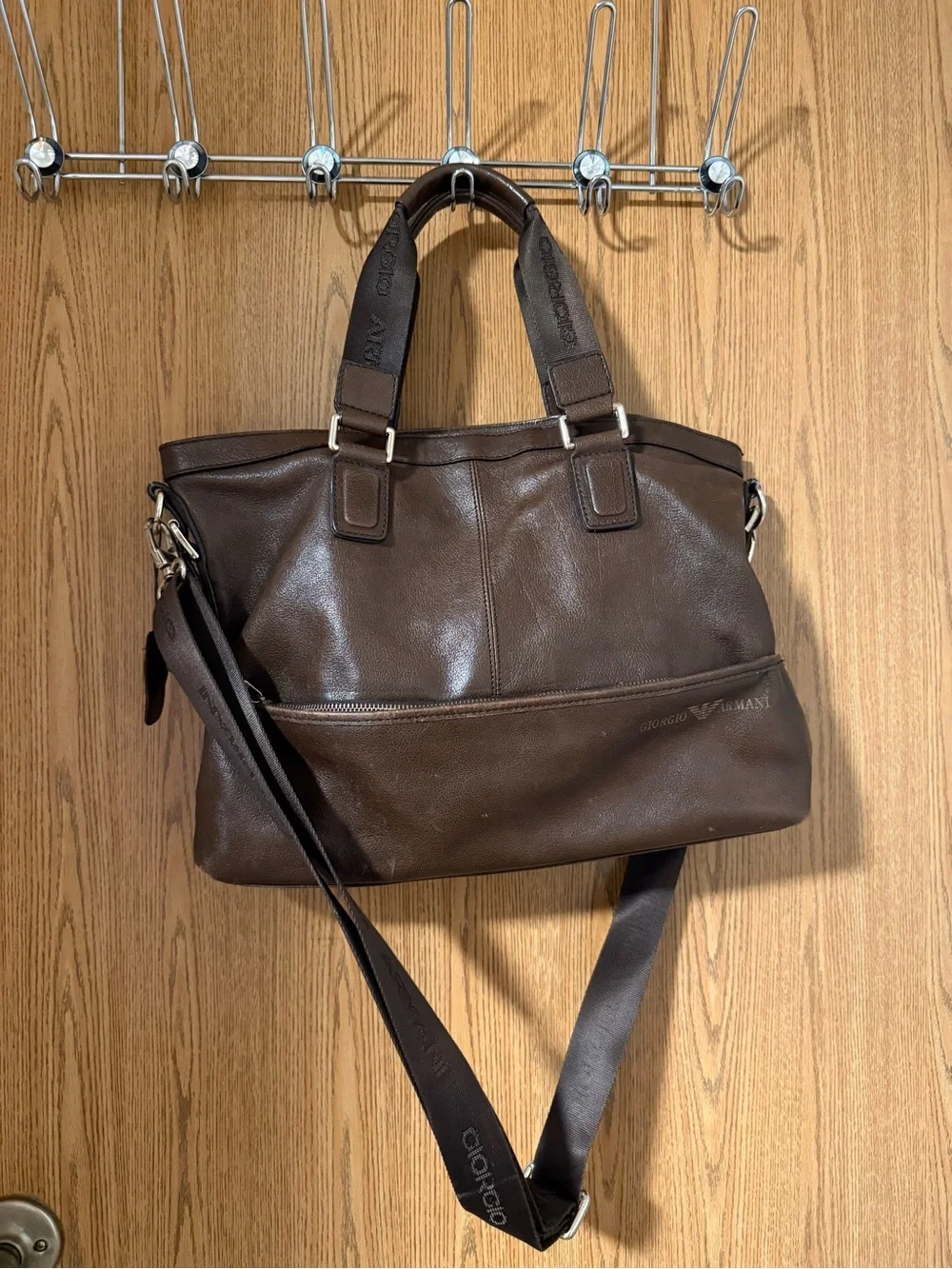 Giorgio Armani brown cross body bag